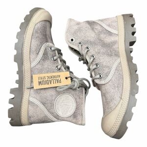 Palladium Moon Rock Pampa Hi Wax Unisex Lace-Up Boots